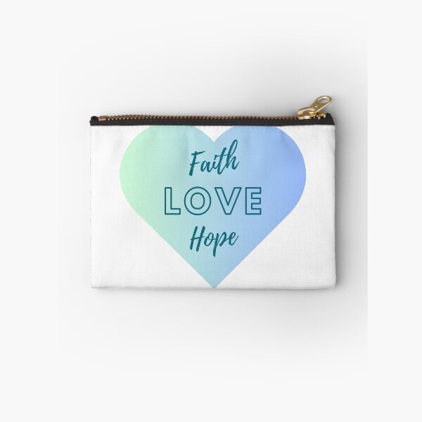 Item preview, Faith Hope Love - Green, Blue, Teal designed and sold by BibleStuff.