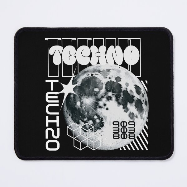 Item preview, TECHNO  - Y2K Planet (white) designed and sold by Discothreadz.