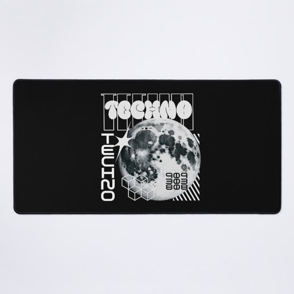 Item preview, TECHNO  - Y2K Planet (white) designed and sold by Discothreadz.