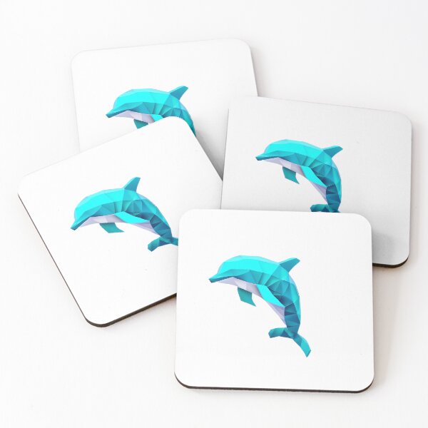 Item preview, Fun Geometric Aesthetic Dolphin designed and sold by MinimalistHaven.