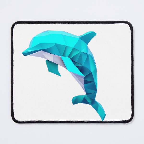 Item preview, Fun Geometric Aesthetic Dolphin designed and sold by MinimalistHaven.