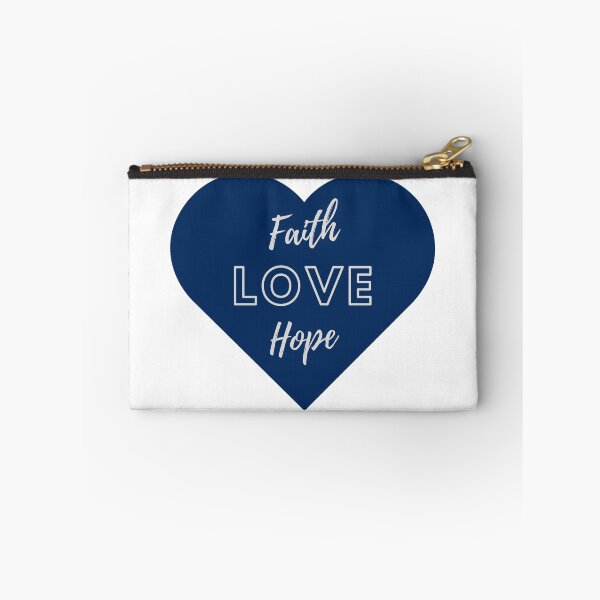 Item preview, Faith Hope Love - Blue, White designed and sold by BibleStuff.