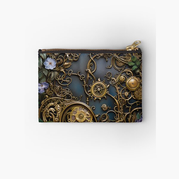 Item preview, Steampunk Flowers and Rusty Clockwork with Dark Background designed and sold by BrandonArtWorld.