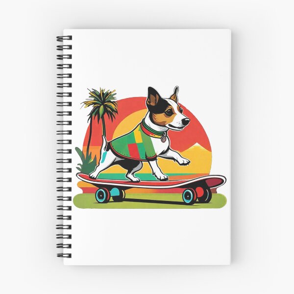 Item preview, Skating Reggae Beach Dog designed and sold by reggaeartgifts.
