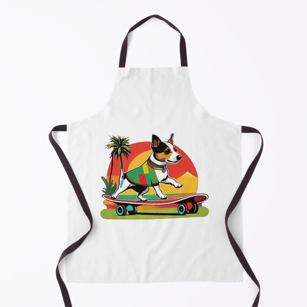 Item preview, Skating Reggae Beach Dog designed and sold by reggaeartgifts.