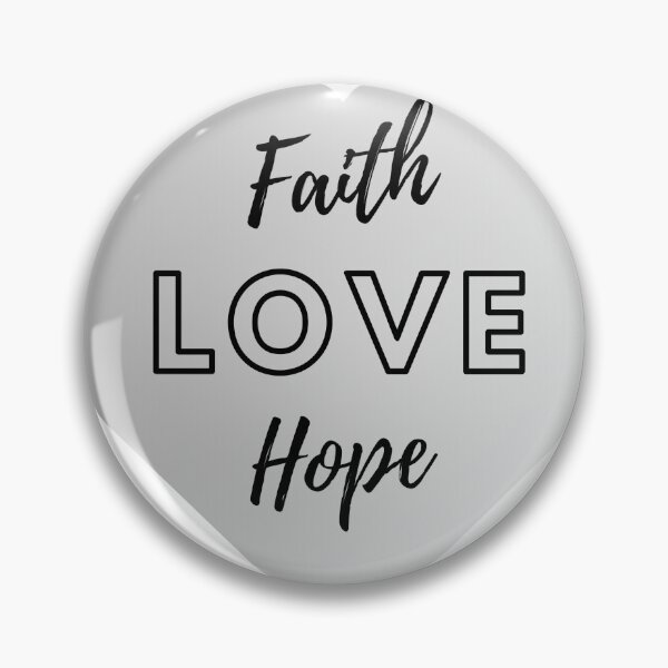 Item preview, Faith Hope Love - Grey, White, Black designed and sold by BibleStuff.