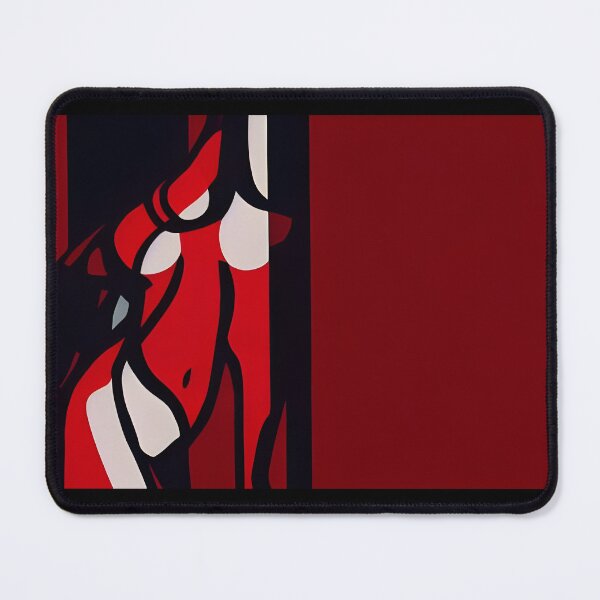 Item preview, Woman Abstract (Red, Black, White) designed and sold by CapitanoFalcono.