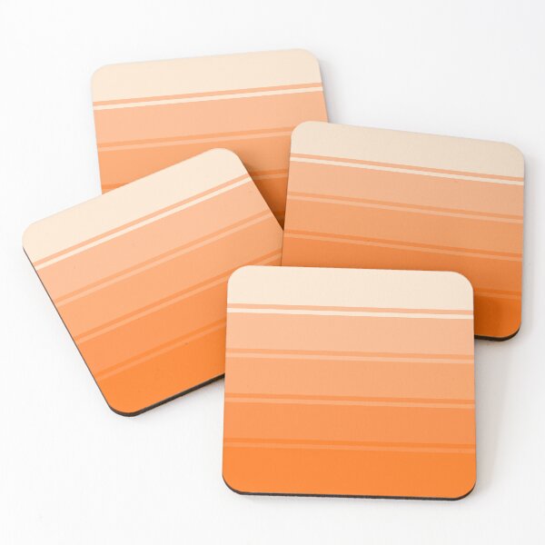 Item preview, Ombre Gradient Lines (Orange to White) designed and sold by MaidenofIron157.