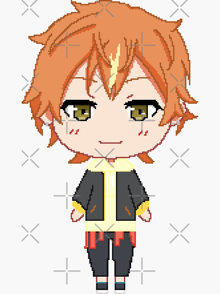 Shinonome Akito from Project Sekai Pixel Chibi