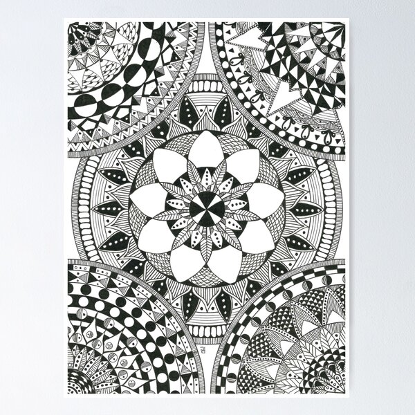 Item preview, Convergence of mandalas designed and sold by avertedvision.
