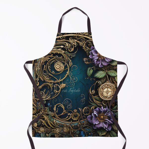 Item preview, Steampunk Flowers and Rusty Clockwork with Dark Background designed and sold by BrandonArtWorld.