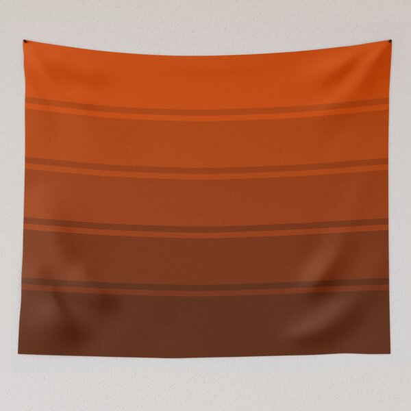 Item preview, Ombre Gradient Lines (Brown to Orange) designed and sold by MaidenofIron157.