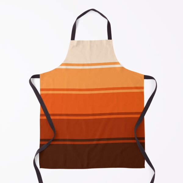 Item preview, Ombre Gradient Lines (Brown to Orange to White) designed and sold by MaidenofIron157.