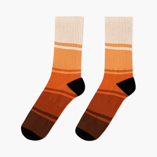 Item preview, Ombre Gradient Lines (Brown to Orange to White) designed and sold by MaidenofIron157.