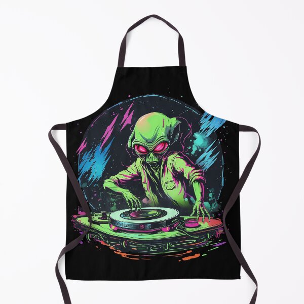 Item preview, Alien DJ Dropping Stellar Beats designed and sold by AncientArkana.