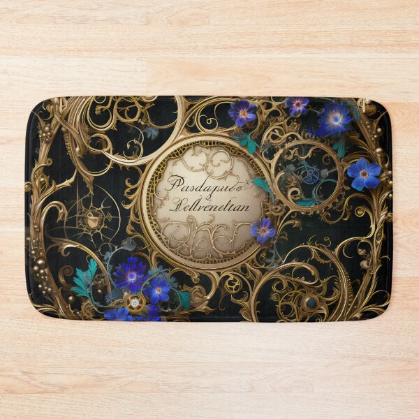 Item preview, Steampunk Flowers and Rusty Clockwork with Dark Background designed and sold by BrandonArtWorld.