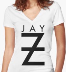 Jay-Z Women's Fitted V-Neck T-Shirt