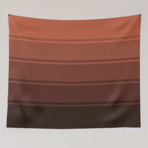 Item preview, Ombre Gradient Lines (Dark Brown to Brown) designed and sold by MaidenofIron157.