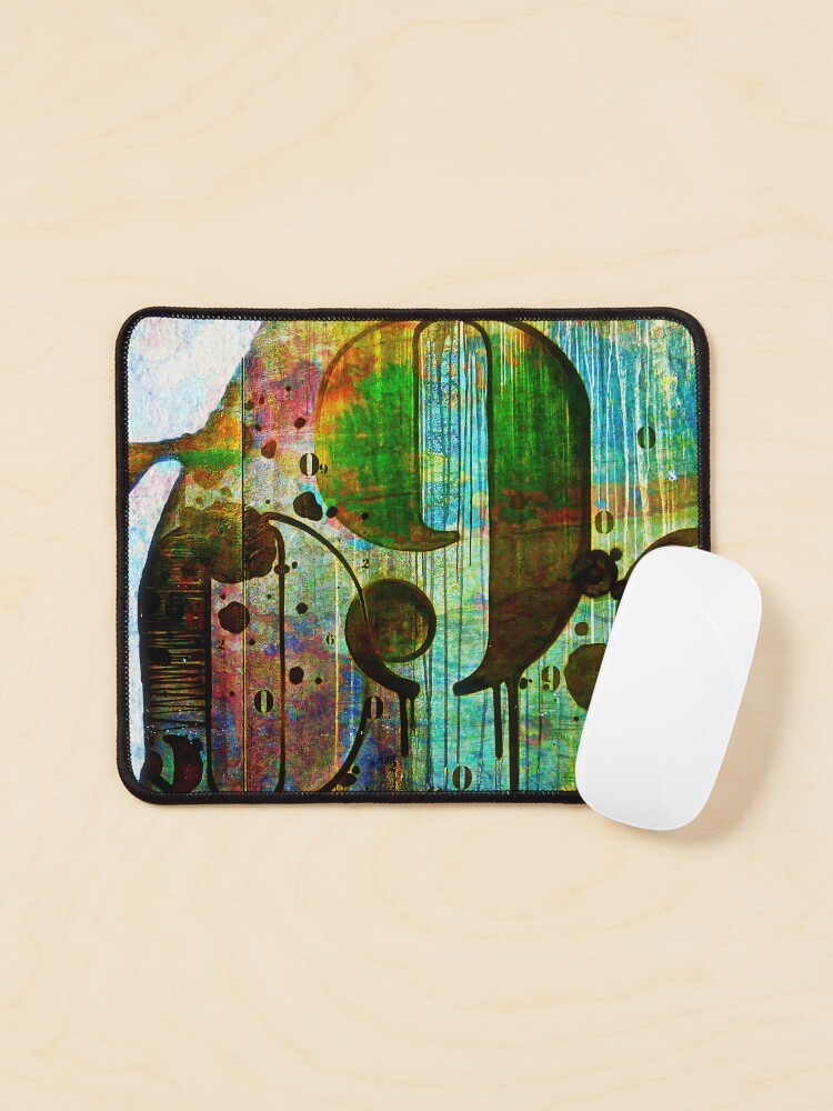 Thumbnail 1 of 5, Mouse Pad, Street number artistic mural designed and sold by travelways.