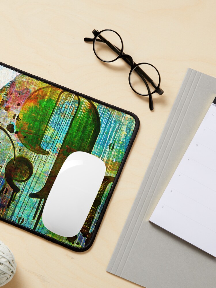 Thumbnail 3 of 5, Mouse Pad, Street number artistic mural designed and sold by travelways.
