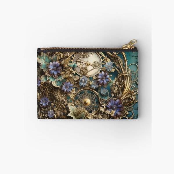 Item preview, Steampunk Flowers and Rusty Clockwork with Dark Background designed and sold by BrandonArtWorld.