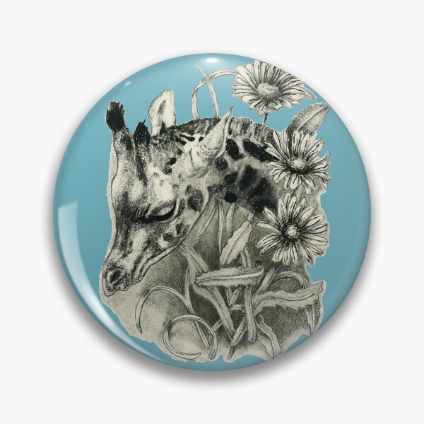 Item preview, Giraffe and daisies designed and sold by KnowingWonder.
