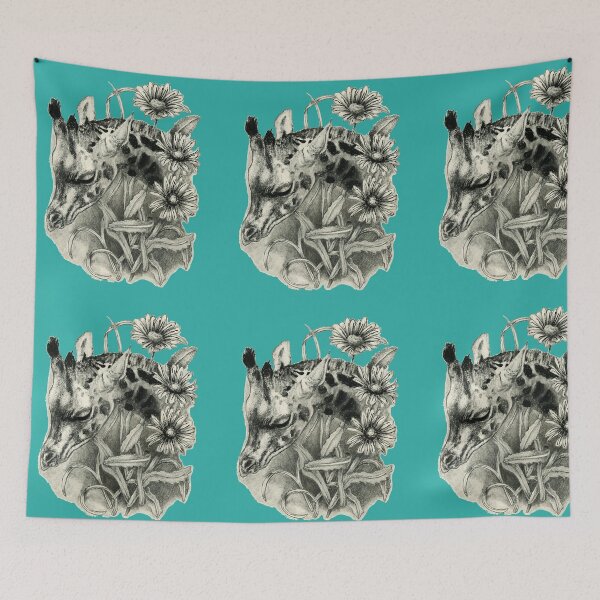 Item preview, Giraffe and daisies designed and sold by KnowingWonder.
