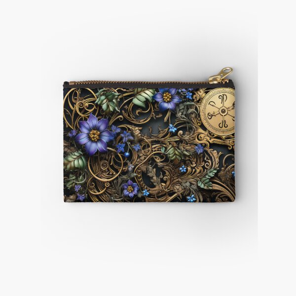 Item preview, Steampunk Flowers and Rusty Clockwork with Dark Background designed and sold by BrandonArtWorld.