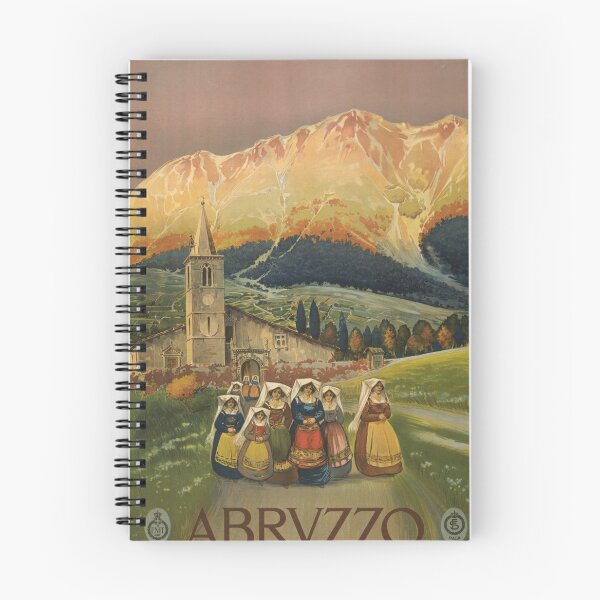 Item preview, STK502134A-Vintage travel poster for Abruzzo, Italy. designed and sold by StocktrekImages.