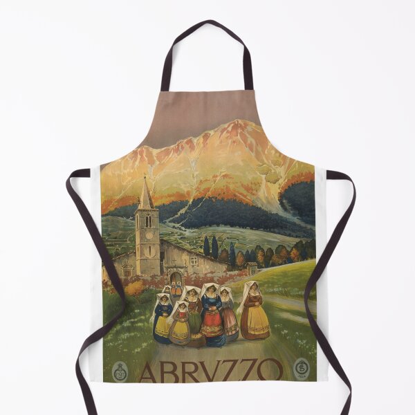 Aperçu de l'œuvre STK502134A-Affiche de voyage vintage pour les Abruzzes, Italie. créée et vendue par StocktrekImages.
