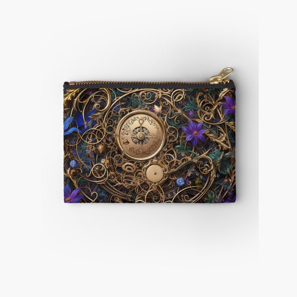Item preview, Steampunk Flowers and Rusty Clockwork with Dark Background designed and sold by BrandonArtWorld.