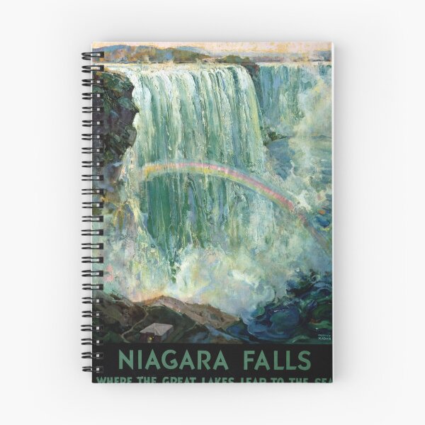 Item preview, STK502135A-Vintage travel poster for Niagara Falls. designed and sold by StocktrekImages.