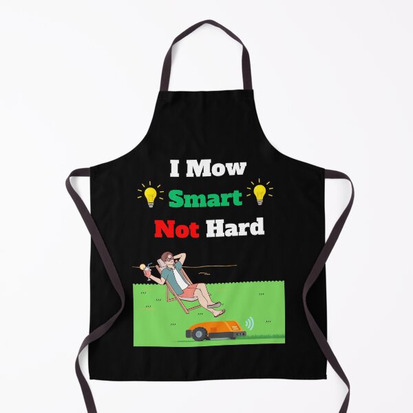 Item preview, Robot lawn mower funny lazy gardener quote mowing robot designed and sold by Artstastic.