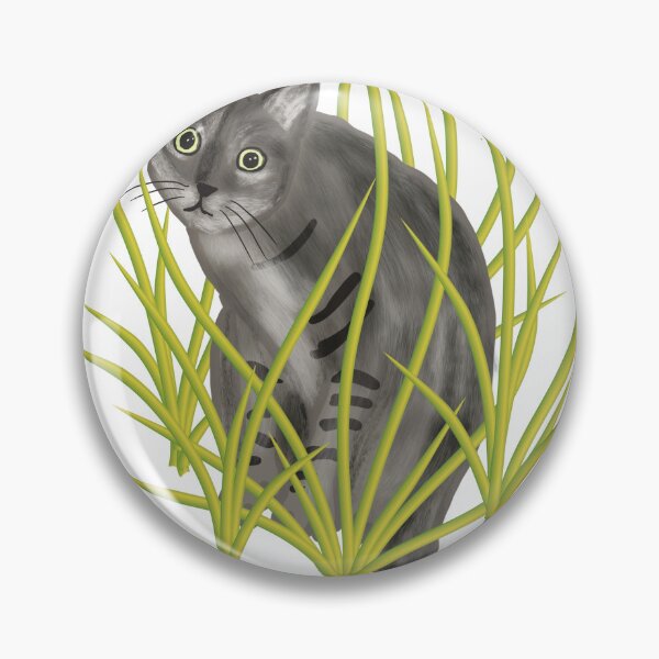 Item preview, Cat in Grass designed and sold by JoieW.