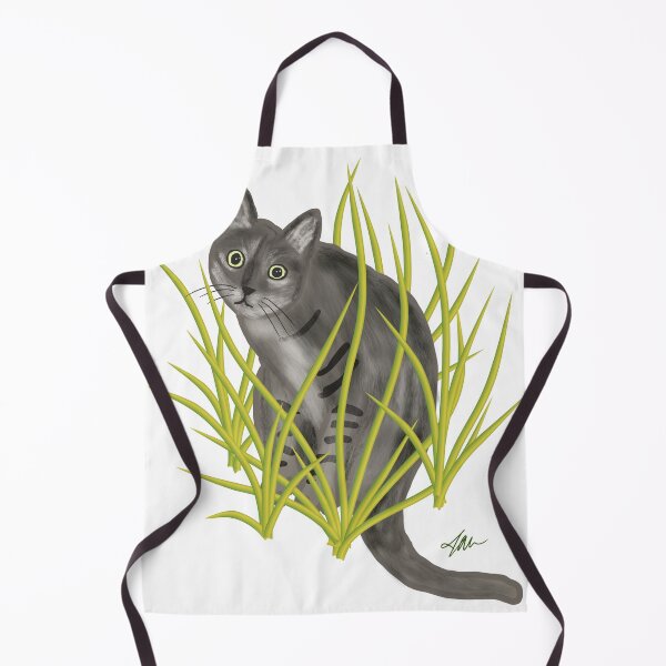 Item preview, Cat in Grass designed and sold by JoieW.