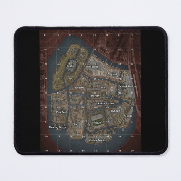 Item preview, Vondel Map - Al Mazrah Map - Ashika island Map designed and sold by jaggyboy.