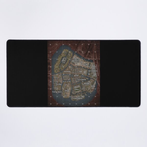Item preview, Vondel Map - Al Mazrah Map - Ashika island Map designed and sold by jaggyboy.