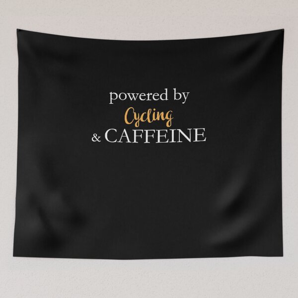 Item preview, Powered By Cycling And Caffeine designed and sold by theredteacup.