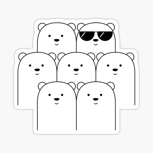 That Cool Polar Bear Sticker