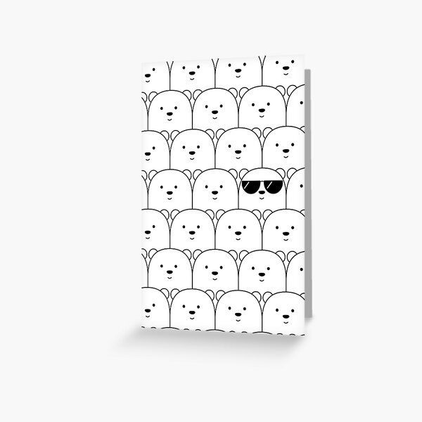 That Cool Polar Bear Greeting Card