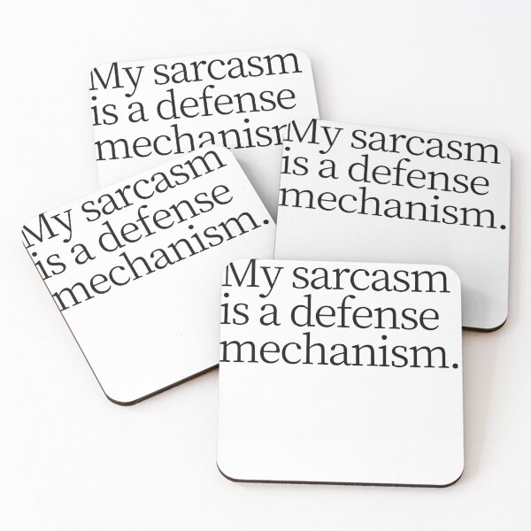 Item preview, My sarcasm is a defense mechanism designed and sold by pol255.