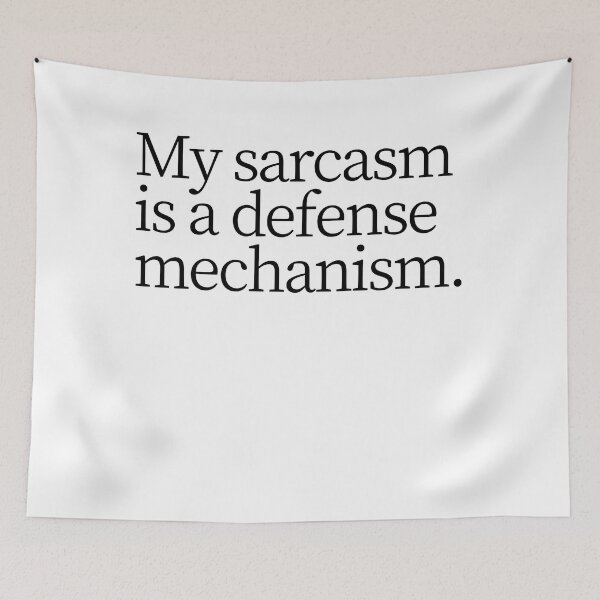 Item preview, My sarcasm is a defense mechanism designed and sold by pol255.
