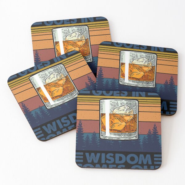 Item preview, Bourbon Goes In Wisdom Comes Out Bourbon Drinking Lover Gift  designed and sold by LanceNewman.