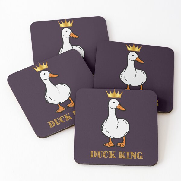 Item preview, Duck crowned as KING Pekin Duck Best Family Member designed and sold by Reelyfishing.