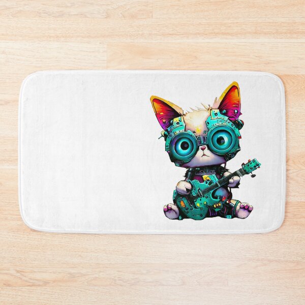 Item preview, Robo-Cat Guitarist! designed and sold by kukamatsu.