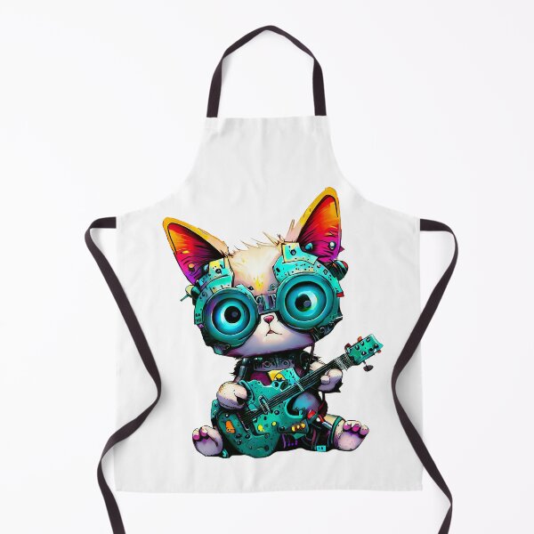 Item preview, Robo-Cat Guitarist! designed and sold by kukamatsu.