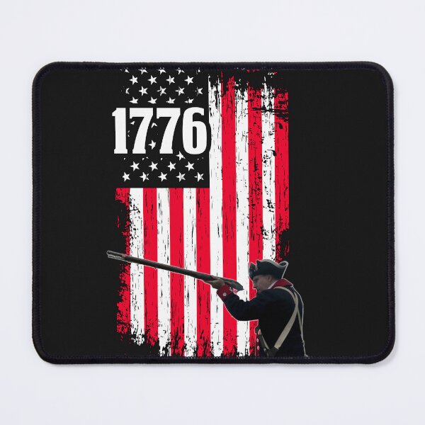 Item preview, 1776 with American flag and soldier designed and sold by AmericaFreedom.