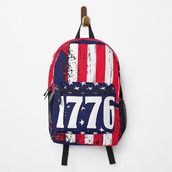 Item preview, 1776 with American flag and soldier designed and sold by AmericaFreedom.