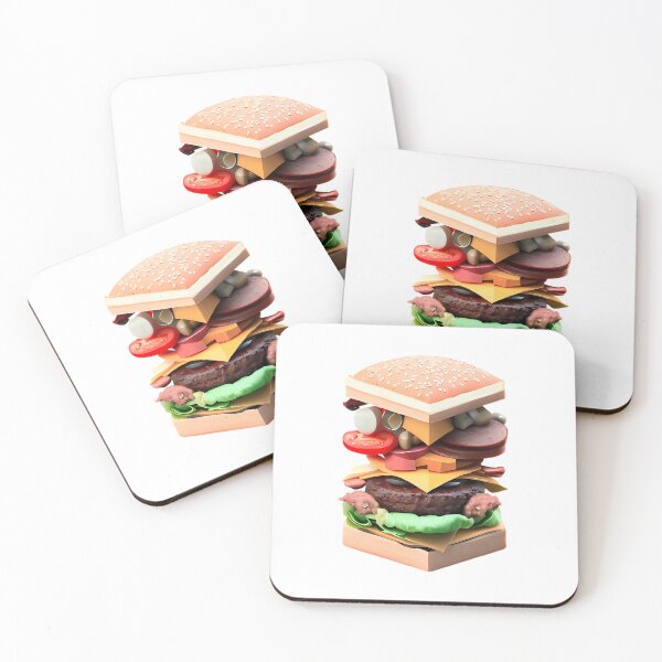 Item preview, Awesome Aesthetic Burger in Geometric Style designed and sold by MinimalistHaven.