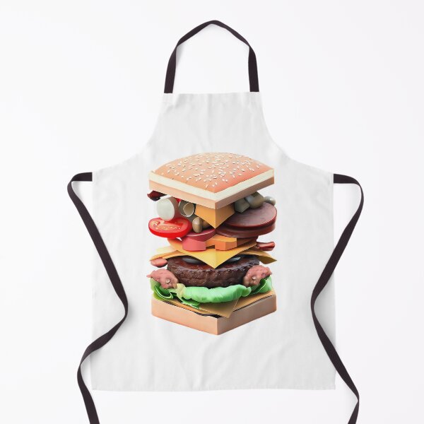 Item preview, Awesome Aesthetic Burger in Geometric Style designed and sold by MinimalistHaven.